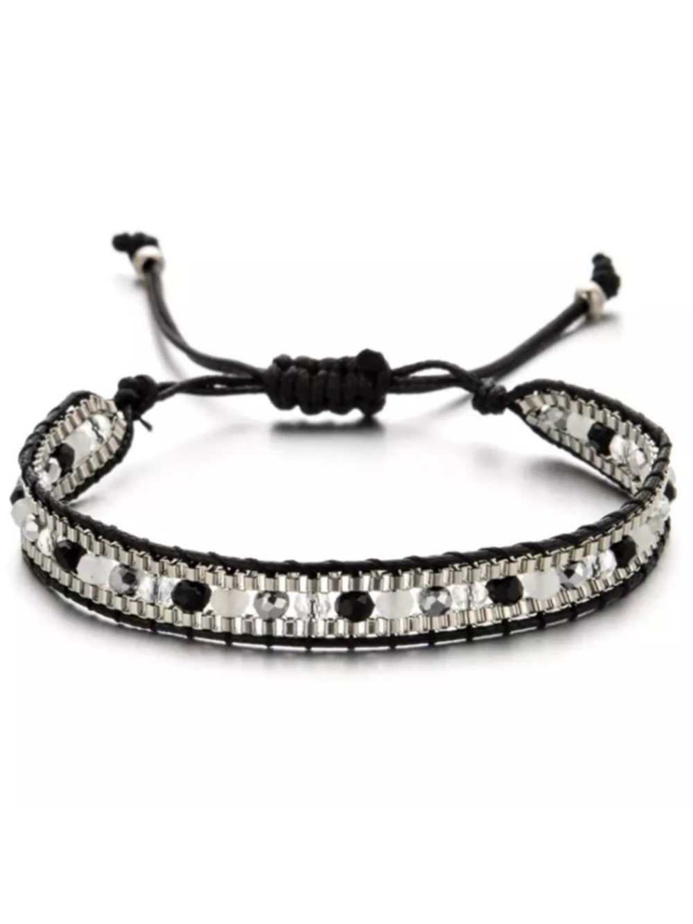 ⭐️ 5 for $25 Bohemian Weave Rope Crystal Bracelet Adjustable